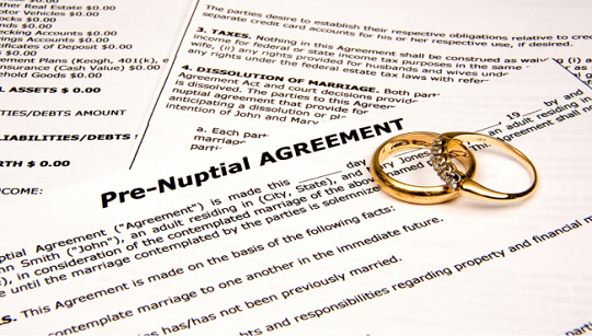 The Role of Pre-Nuptial Agreements in Modern Relationships